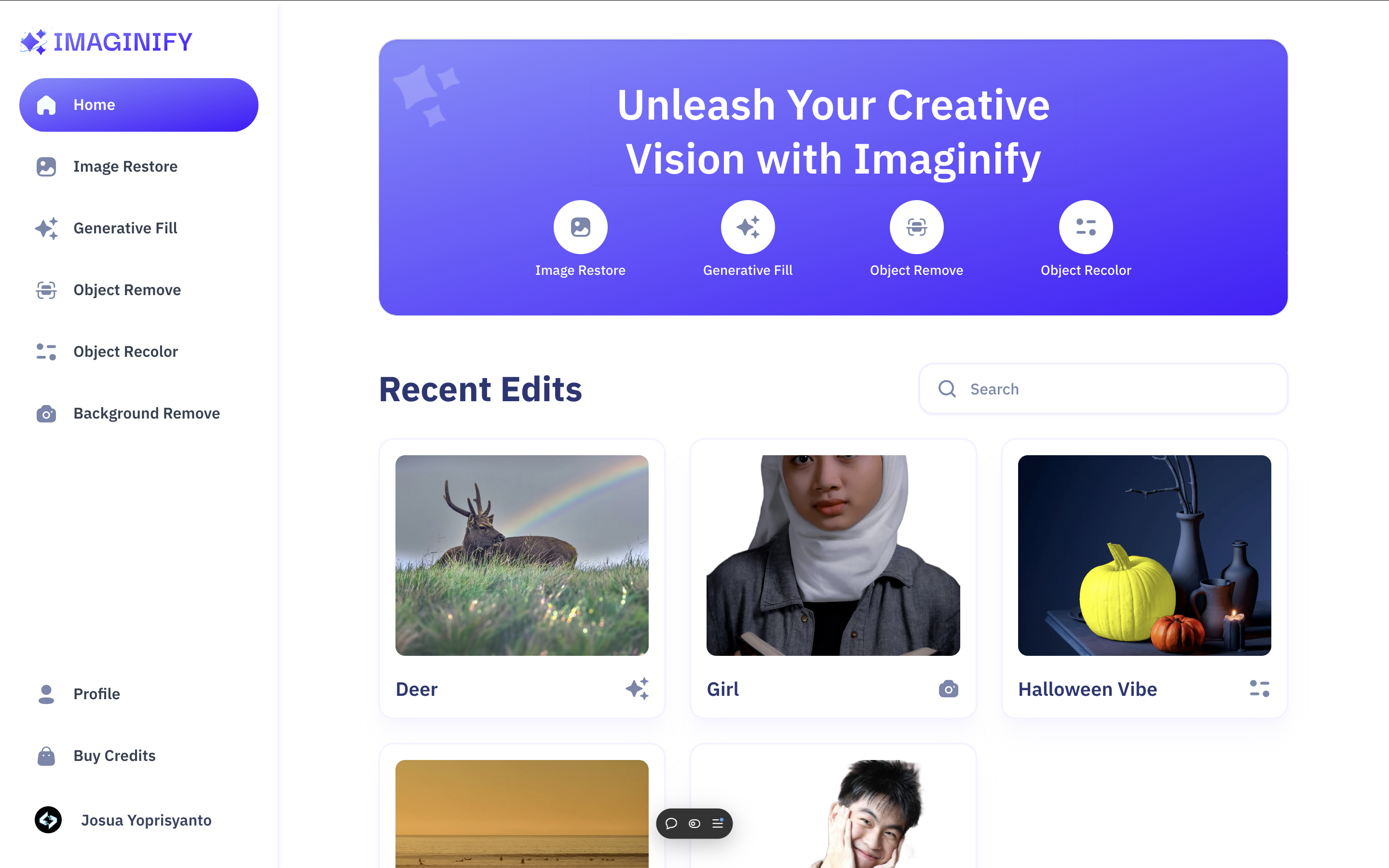 Imaginify - AI Saas Platform